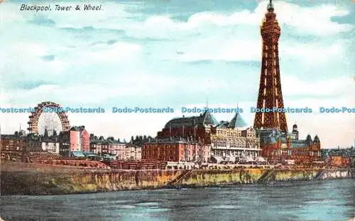 R393450 Blackpool Tower and Wheel
