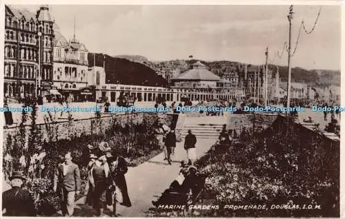 R393477 Marine Gardens Promenade Douglas I O M 1950