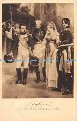 R396224 Napoleon I et la Reine de Prusse a Tilsit B K W I 832 9