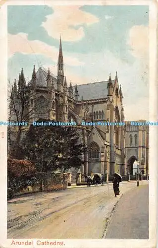 R396430 Arundel Cathedral Bild Briefpapier Pfau Autochrom Serie