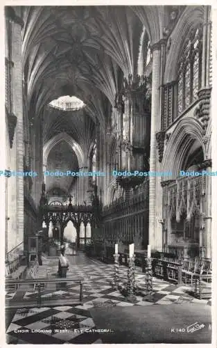 R396521 Ely Cathedral Choir Looking West Walter Scott RP