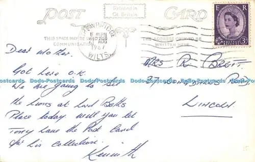 R396534 Westbury Das weiße Pferd Postkarte 1967