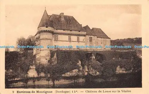 R398837 Environs De Montignac Dordogne Chateau de Losse Sur La Vezere Edit Artis