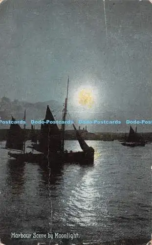 R396805 Hafenszene von Moonlight Shureys Publikationen Smart Novels Ja oder Nein D