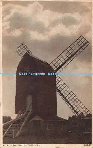 R396808 Worthing Salvington Mill Photochrom 1924