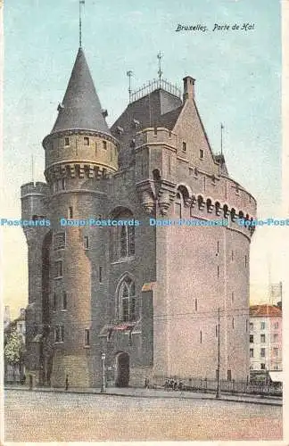 R396831 Bruxelles porte de Hal Postkarte 1906