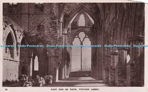 R397120 East End Of Nave Tintern Abbey 52 Postkarte 1918