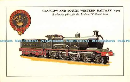R401006 Glasgow and South Western Railway A Manson 4 6 0 für den Midland Pullman