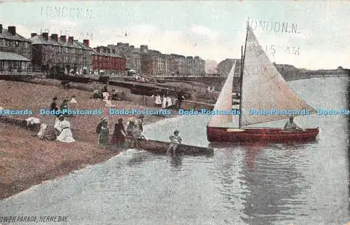 R401098 Herne Bay Lower Parade Percy E Iggulden 1909