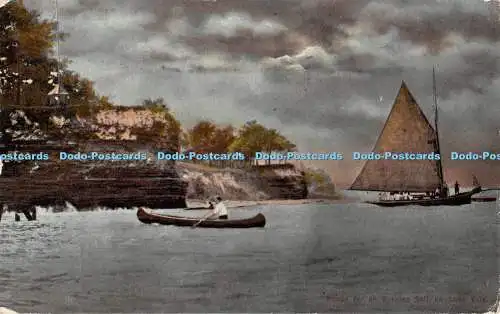 R399349 Ready for and Evening Sail on Lake Erie No M 902 Cleveland News The Wash