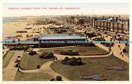 R401163 Gt Yarmouth Marina Parade aus dem Tower British Production