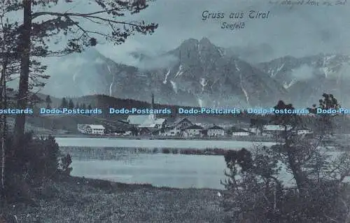 R397310 Gruss aus Tirol Seefeld Nr 274 K Redlich 1908