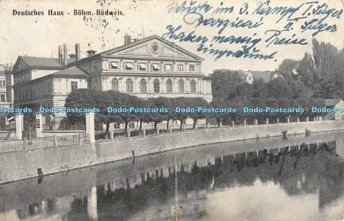 R399755 Deutsches Haus Bohm Budweis