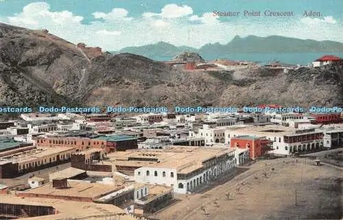 R401559 Aden Steamer Point Halbmond Postkarte