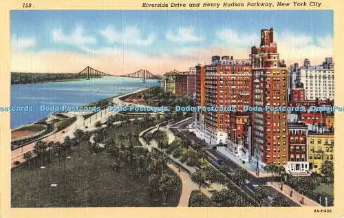 R403256 New York City Riverside Drive und Henry Hudson Parkway Alfred Mainzer C