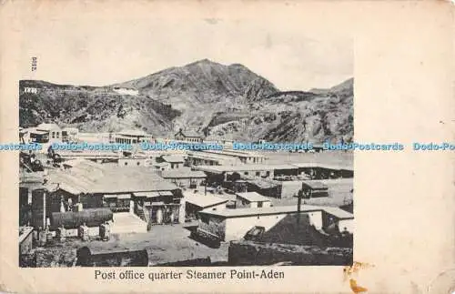 R399819 5012 Post Office Quarter Steamer Point Aden I Benghiat Son
