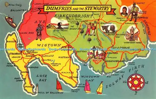R399897 Dumfries and the Stewartry Map Colourmaster International GS462 Precisio