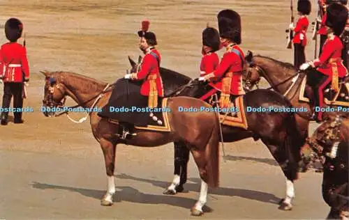 R401738 London H M Queen Elizabeth II at Trooping the Colour Ceremony Photograph