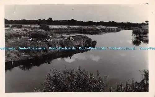 R401786 Unbekannter Fluss Postkarte 1949