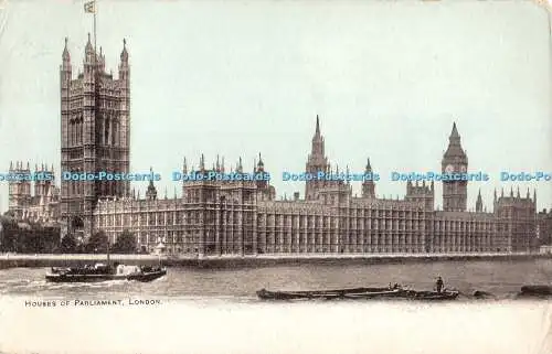 R403495 London Houses of Parliament Postkarte 1905