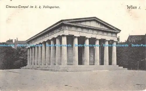 R401871 Wien I Theseus Tempel im k k Volksgarten P Ledermann 1910