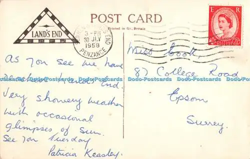 R398018 Lands End Point 2 Postkarte 1958