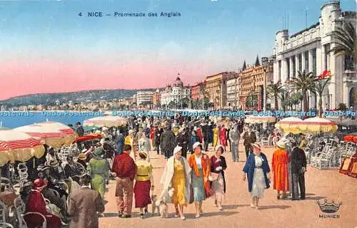 R398075 Nice 4 Promenade des Anglais Editions D Art Munier Le Voyer