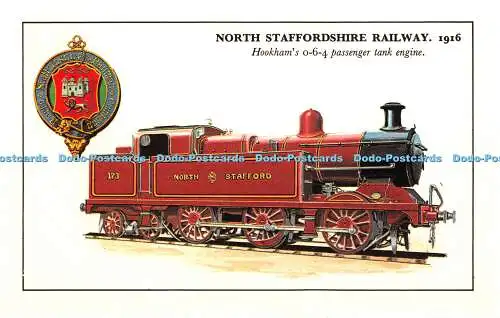 R401954 North Staffordshire Railway Hookham 0 6 4 Personen-Panzerlok Foto Pr