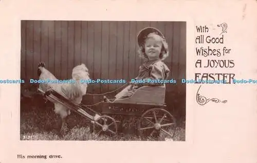 R403665 Seine morgendliche Fahrt mit allen guten Wünschen für ein fröhliches Ostern Davidson Bros