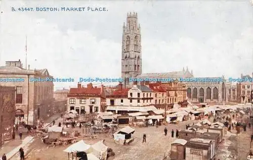 R400223 B 43447 Boston Market Place Celesque Serie Photochrom