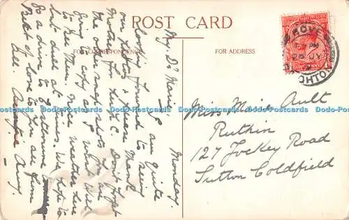 R403710 Brighton West Pier und Hotels Postkarte 1919