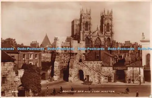 R400228 G 8466 Bootham Bar und York Minster RP Valentines