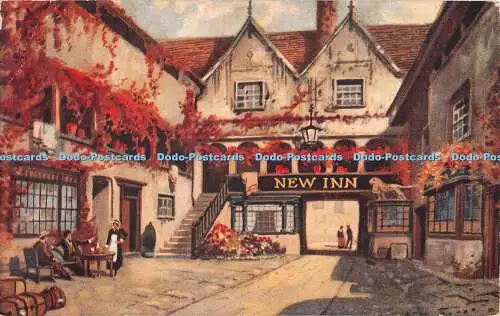 R398162 The New Inn Gloucester Lansdowne Publishing Co R S Art Press