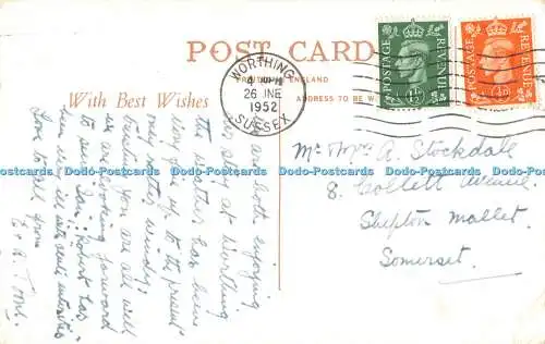 R398165 Beach and Pier Pavilion Worthing 203 Postkarte 1932