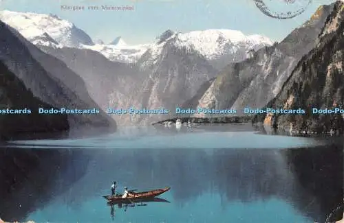 R402059 Königsee vom Malerwinkel Martin Herpich Photochromiekarte Nr 132 Nachdru