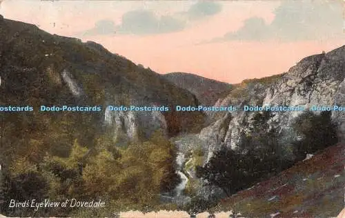 R398251 Vogelperspektive von Dovedale Künstlerische Serie G Marsden und Sohn 1912