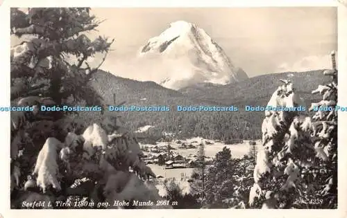 R403802 Seefeld i Tirol 1180m geg Hohe Munde 2661m Chizzali K T V RP