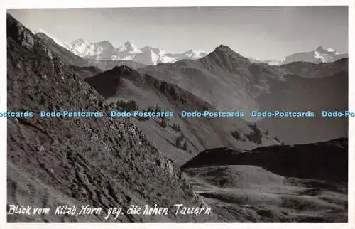 R403814 Blick vom Kitzh Horn geg die hohen Tauern Reischhof RP