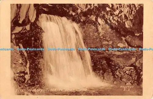 R398296 First waterfall White Scar Cave Royston Z 2 Postkarte