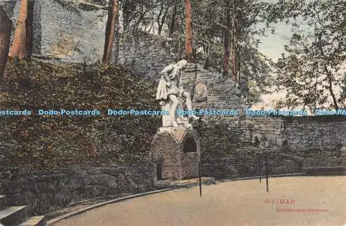 R403853 Weimar Shakespeare Denkmal Dr Trenkler