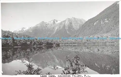 R402184 Lake Gunn Eglinton Valley N Z Postkarte