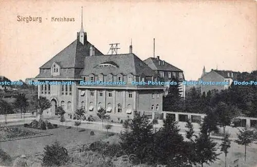 R405453 Siegburg Kreishaus G m b H Postkarte