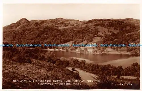 R398398 Ben A An And Trossachs Hotel Loch Achray From The Aberfoyle Trossachs Ro