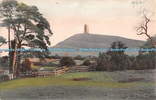 R405542 Glastonbury The Tor F Frith No 38382 1907