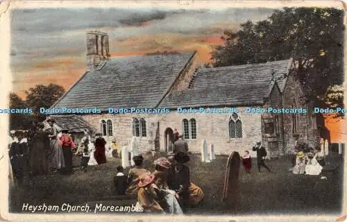 R404013 Heysham Church Morecambe H G Glen Glenco Serie Leeds 1919