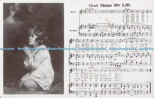 R405596 Gott mache mein Leben Reid Bros Postkarte
