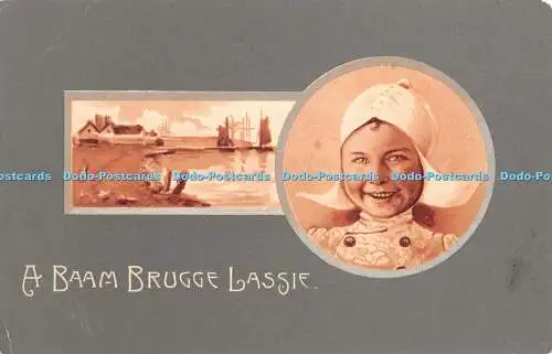 R405610 A Baam Brügge Lassie Postkarte