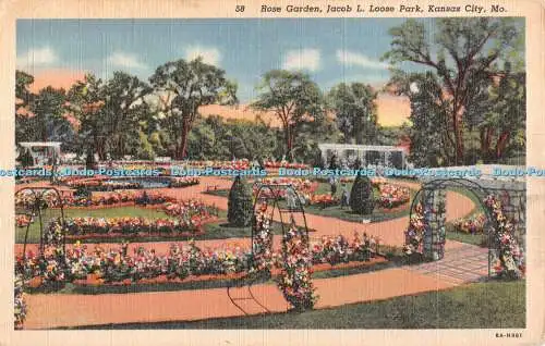 R398499 Rosengarten Jacob L Loose Park Kansas City Mo 58 8A H461 Max Bernstein C