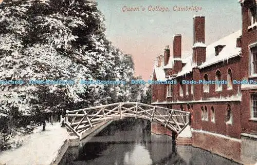R404079 Queens College Cambridge Valentines Serie 1905