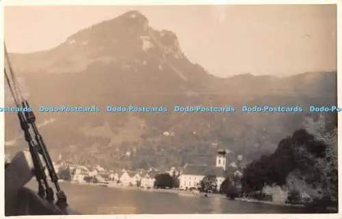 R404091 Unbekannter Ort Berg Fluss Alte Fotografie Postkarte